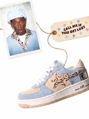 BAPE STA Tyler the Creator x LXGACY Call Me If You Get Lost Sneakers